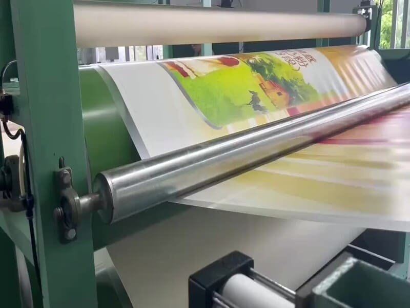PVC flooring quality control inspection line
